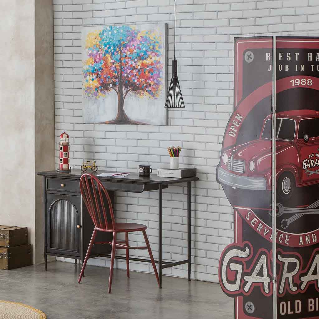 Creaciones meng MUEBLE - ESCRITORIOS - kit escritorio de metal negro Liquidación