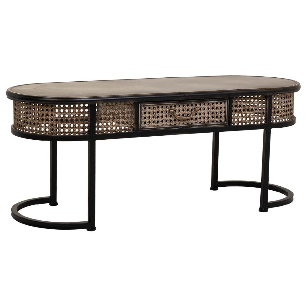 Creaciones meng MUEBLE - MESAS DE CENTRO - kit mesa auxiliar de metal marron