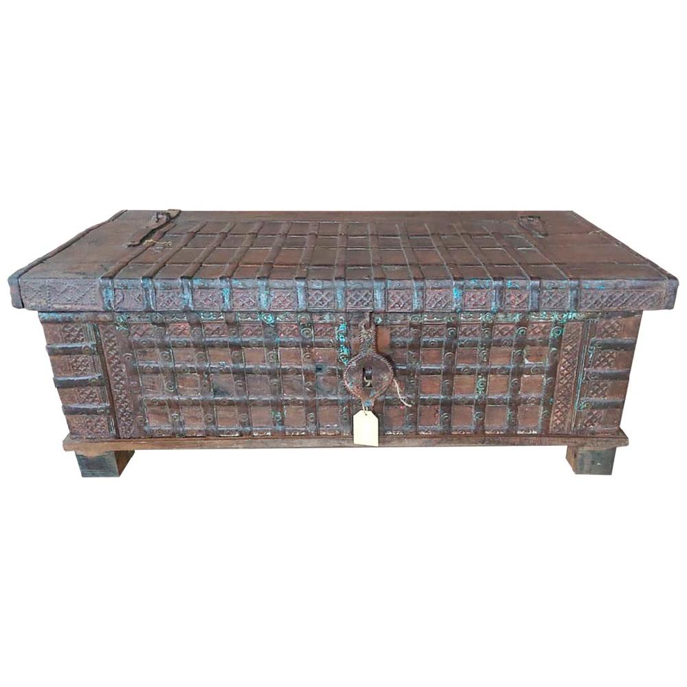Creaciones meng MUEBLE - MESAS DE CENTRO - mesa baul acabado artesanal