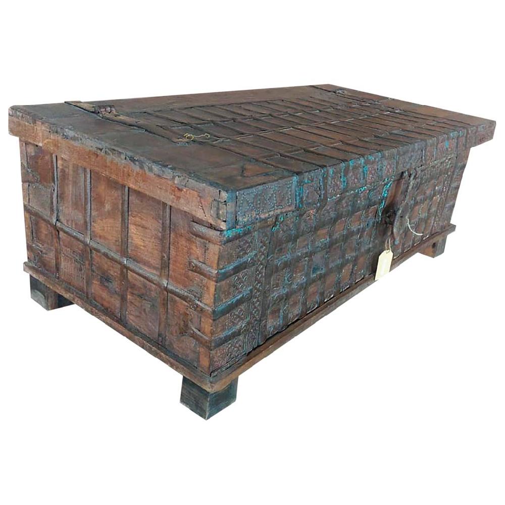 Creaciones meng MUEBLE - MESAS DE CENTRO - mesa baul acabado artesanal Rebajas online