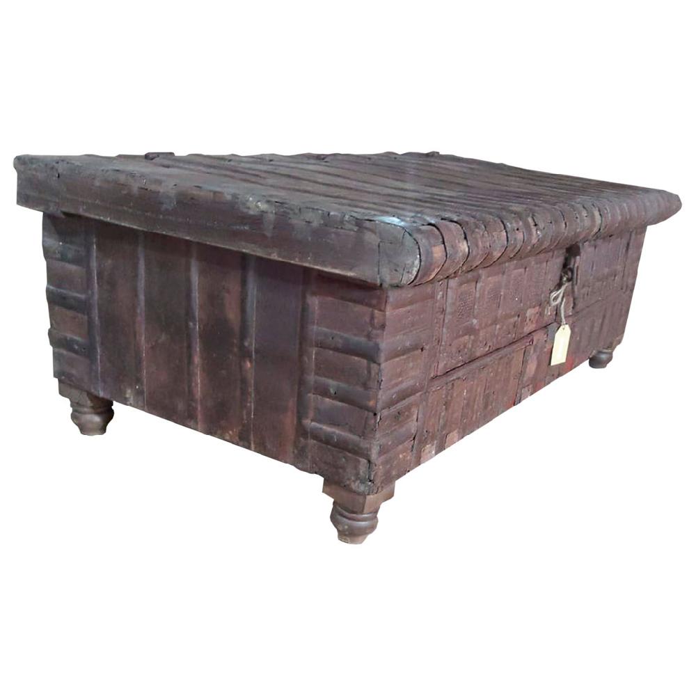 Creaciones meng MUEBLE - MESAS DE CENTRO - mesa baul acabado artesanal Rebajas top