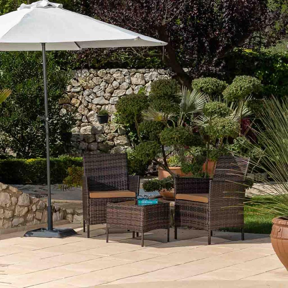 Creaciones meng MUEBLE - CONJUNTOS DE JARDÍN - kit conjunto de mesa y 2 sillones Limitado a 3 días