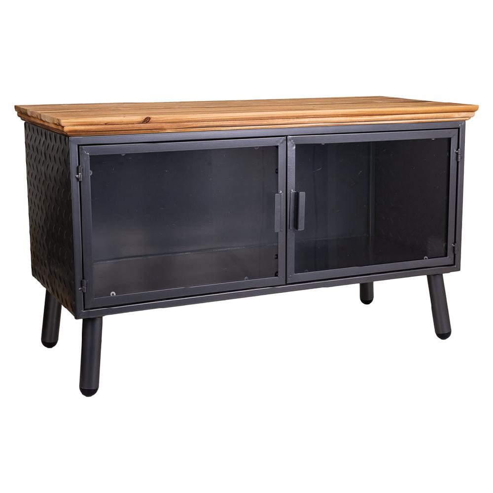 Creaciones meng MUEBLE - MUEBLE AUXILIAR - kit mueble bajo de metal y madera
