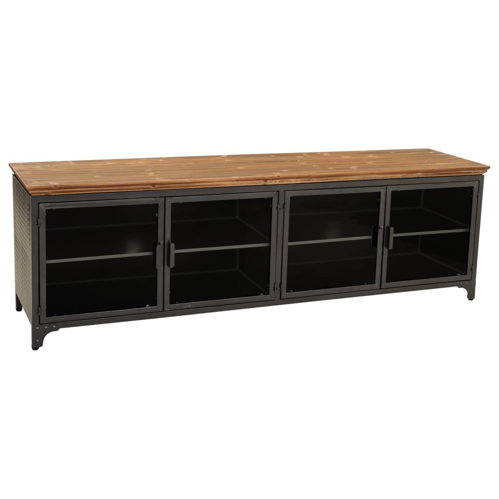 Creaciones meng MUEBLE - MUEBLE AUXILIAR - kit mueble bajo de metal y madera