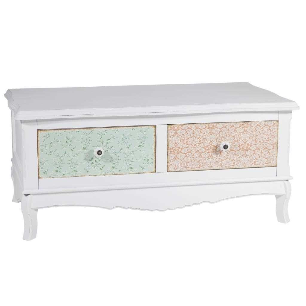 Creaciones meng MUEBLE - MUEBLE AUXILIAR - mueble bajo de madera lac 2 caj