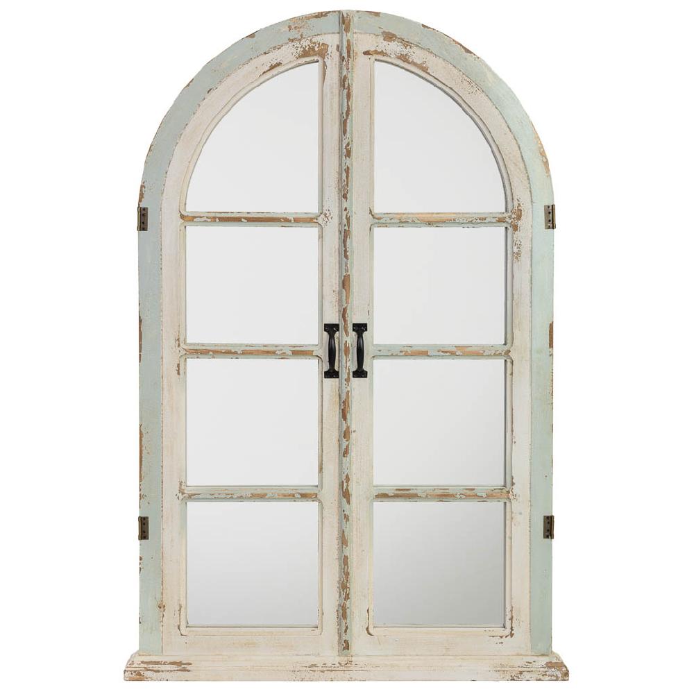 Creaciones meng MUEBLE - ESPEJOS - espejo de madera y metal acabado envejecido Grandes descuentos