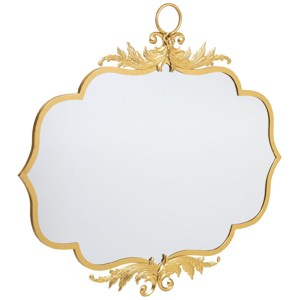 Creaciones meng MUEBLE - ESPEJOS - espejo de pared de metal dorado
