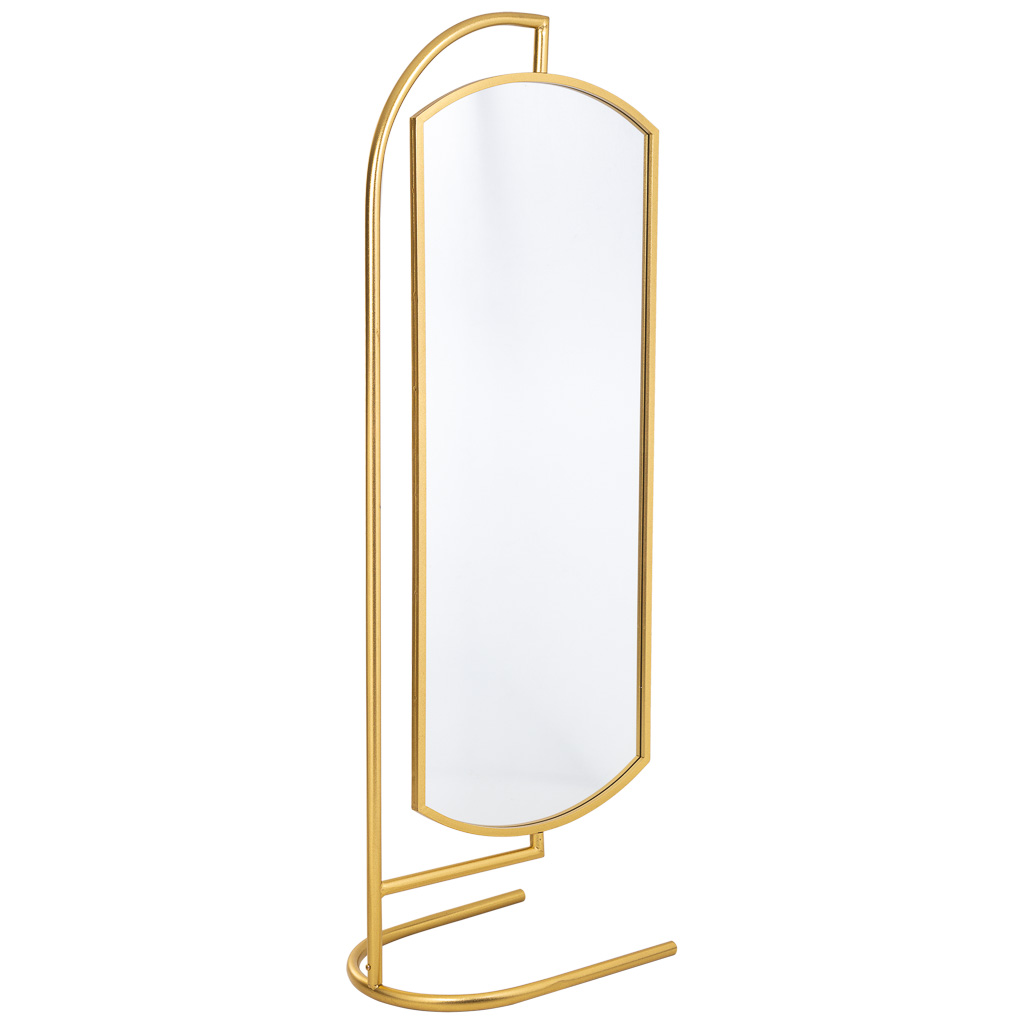 Creaciones meng MUEBLE - ESPEJOS - espejo de pie de metal dorado