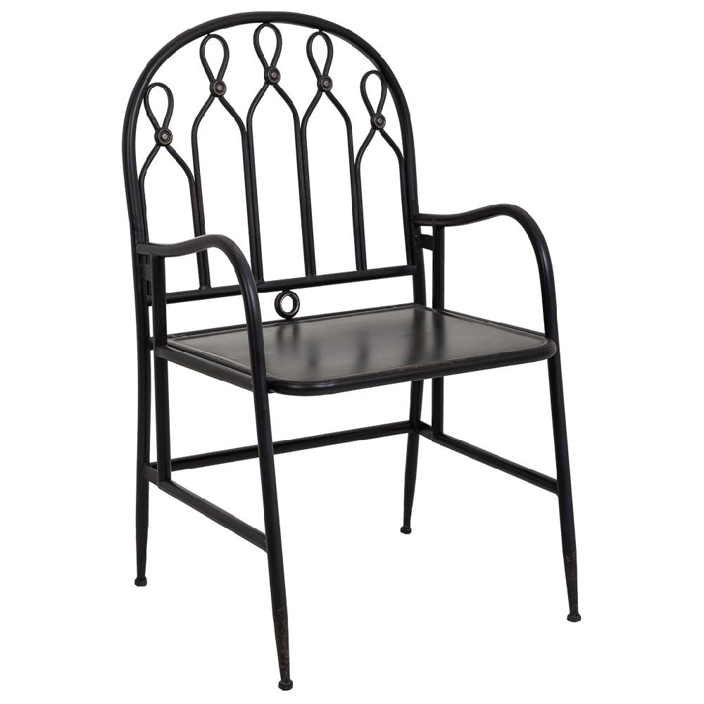 Creaciones meng MUEBLE - SILLAS - silla de metal negro