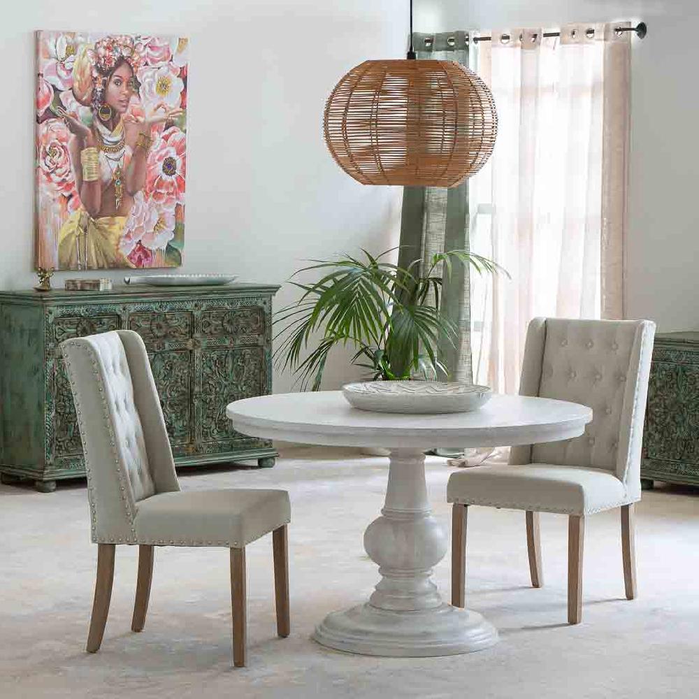 Creaciones meng MUEBLE - SILLAS - silla de madera tapizada ÚLTIMAS EDICIONES