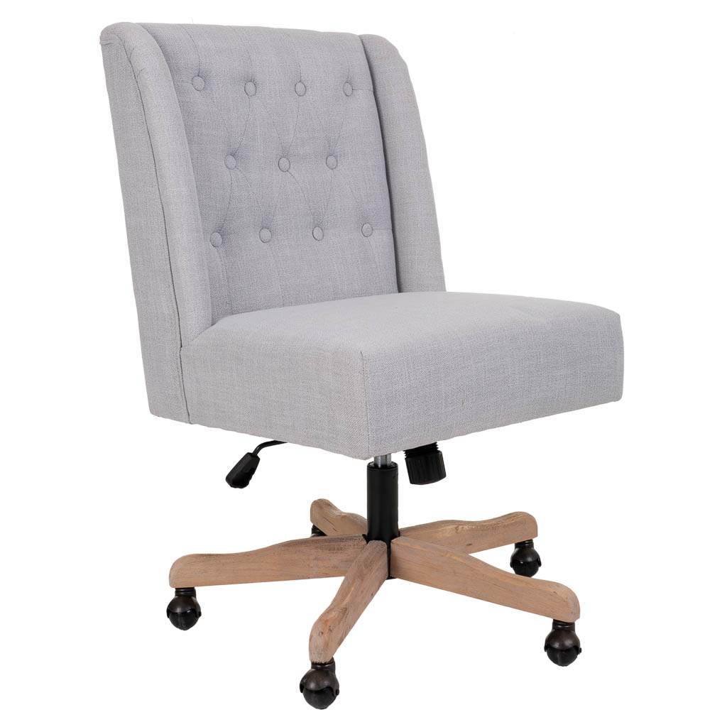 Creaciones meng MUEBLE - SILLAS - silla tapizada con ruedas
