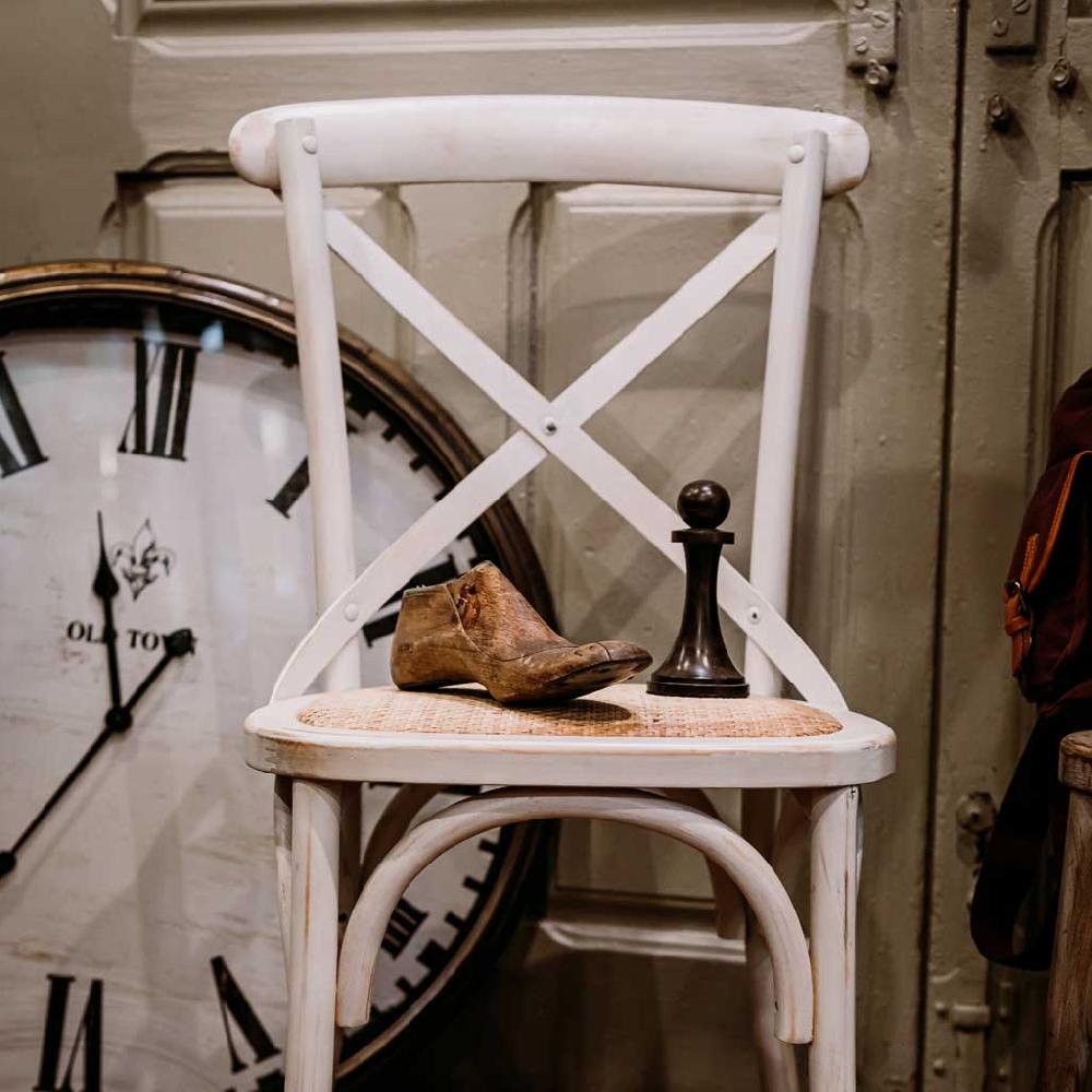 Creaciones meng MUEBLE - SILLAS - silla de madera y asiento de ratan Solo queda un día
