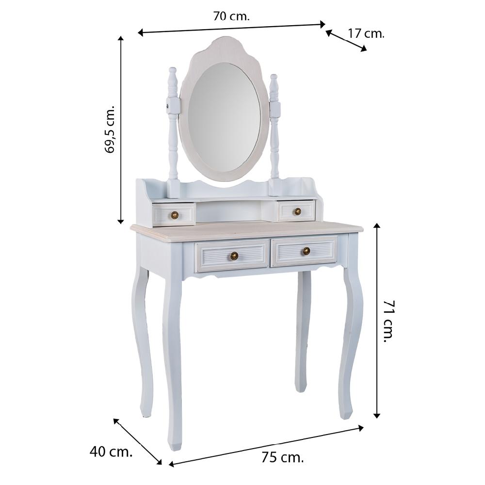 Creaciones meng MUEBLE - TOCADORES - tocador de madera En oferta