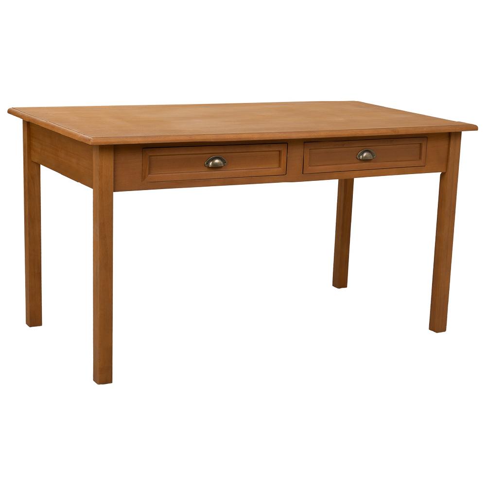 Creaciones meng MUEBLE - MESAS - mesa de comedor con 2 cajones marron