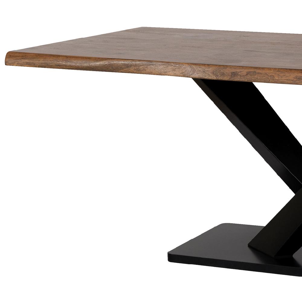 Creaciones meng MUEBLE - MESAS - mesa de comedor borde vivo de madera acabado acacia color natural Los más vendidos