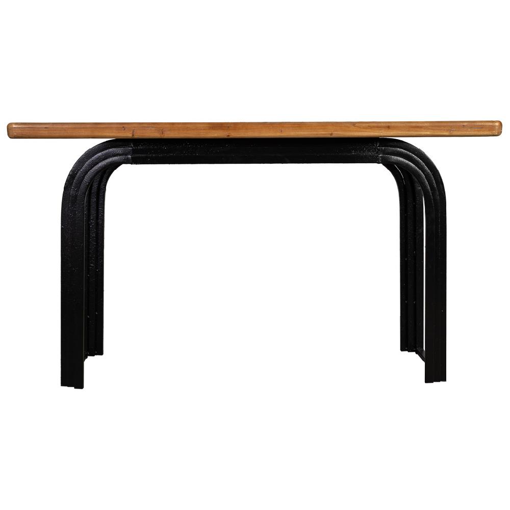 Creaciones meng MUEBLE - RECIBIDORES - recibidor de madera negro Outlet