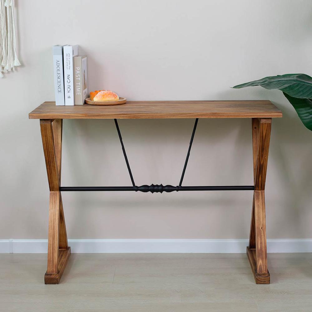Creaciones meng MUEBLE - RECIBIDORES - recibidor de madera y metal Rebajas top
