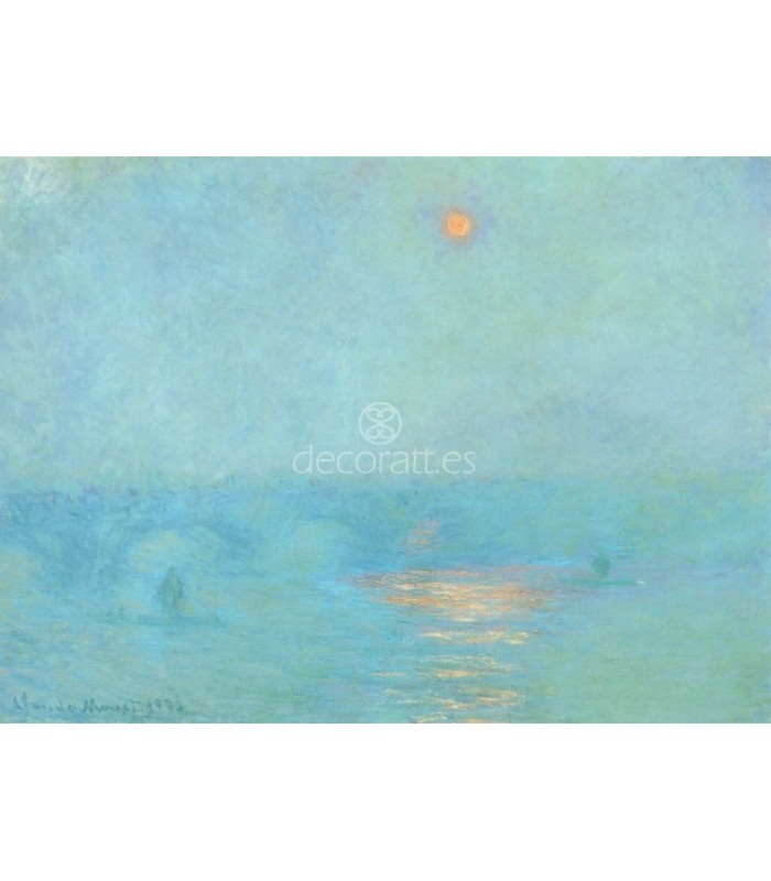 Decoratt Waterloo bridge soleil dans le brouillard 1 Rebajas online