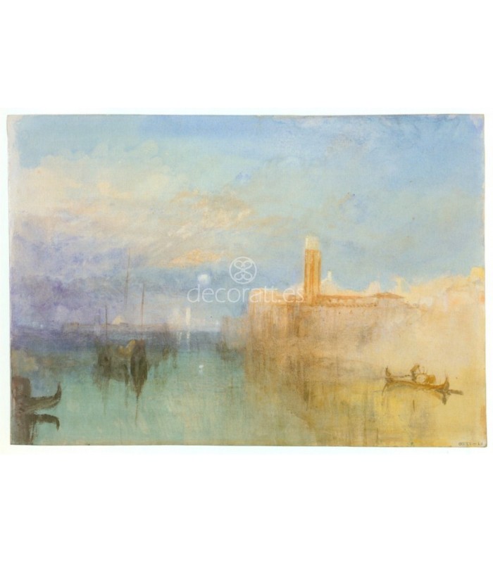 Decoratt Venise clair de lne sur la lagune MAL