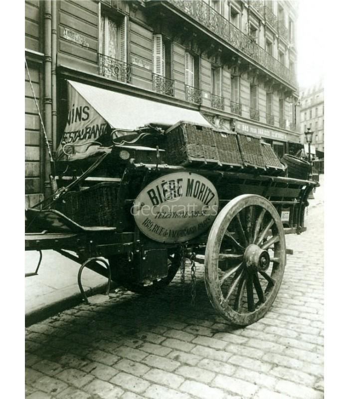 Decoratt Carro de cerveceria Eugene Atget Paris 1910 ÚLTIMAS EDICIONES