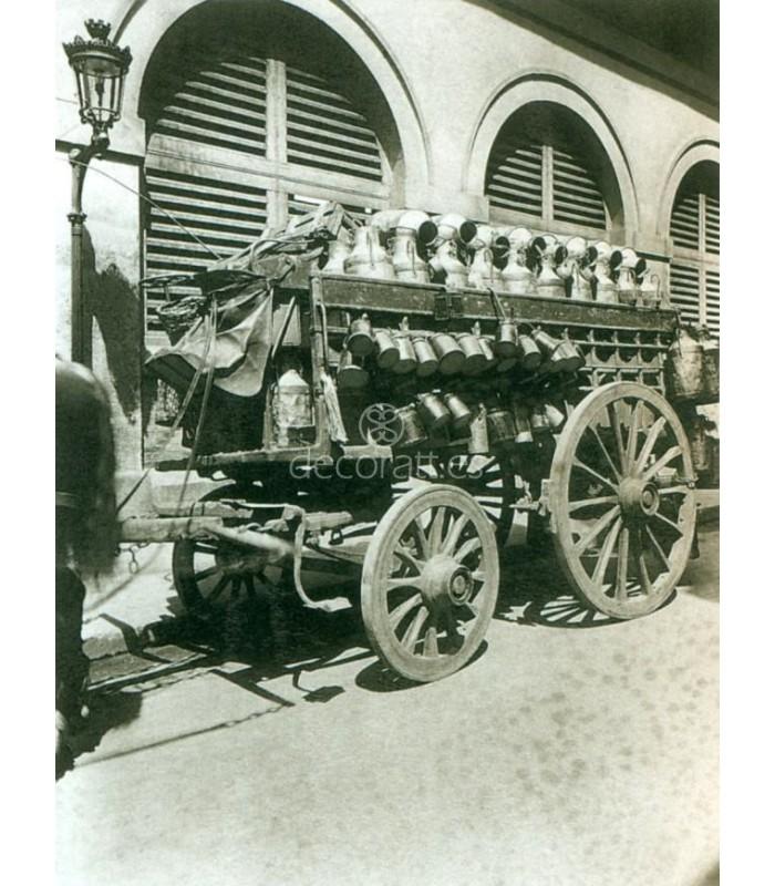 Decoratt Coche de lechero Eugene Atget Paris 1910 Ventas relámpago