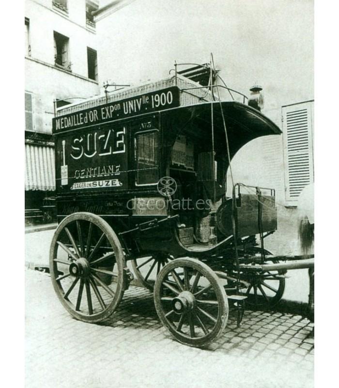 Decoratt Coche destilador Eugene Atget Paris 1910 Tienda