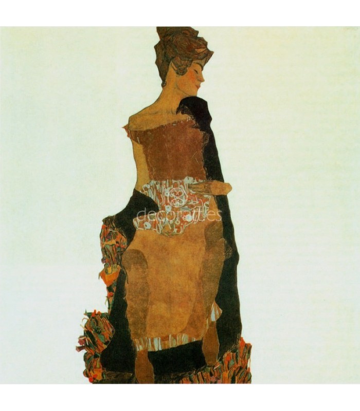 Decoratt Retrato de Gerti Schiele Venta caliente