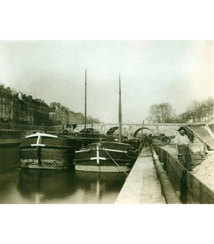Decoratt Quai des Celestins et ile Saint-Louis Eugene Atget Paris 1903 Rebajas