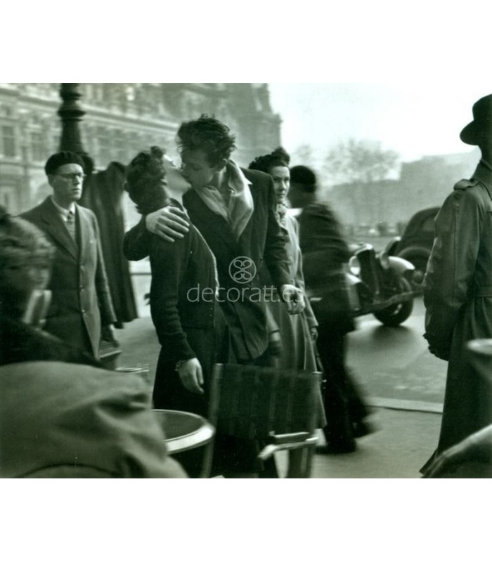 Decoratt El beso del Hotel de Ville Robert Doisneau Paris 1950 Oferta especial de fábrica