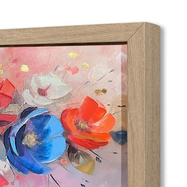 Dekoarte Cuadro pintado a mano armonia floral Grandes ahorros
