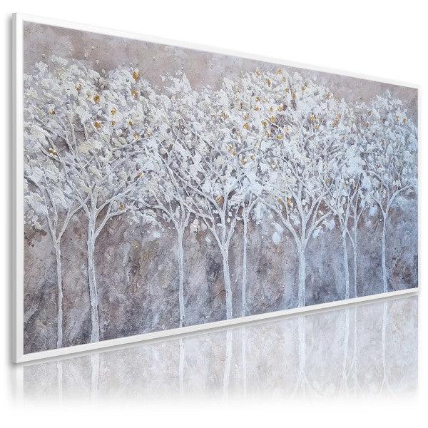 Dekoarte Cuadro pintado a mano bosque