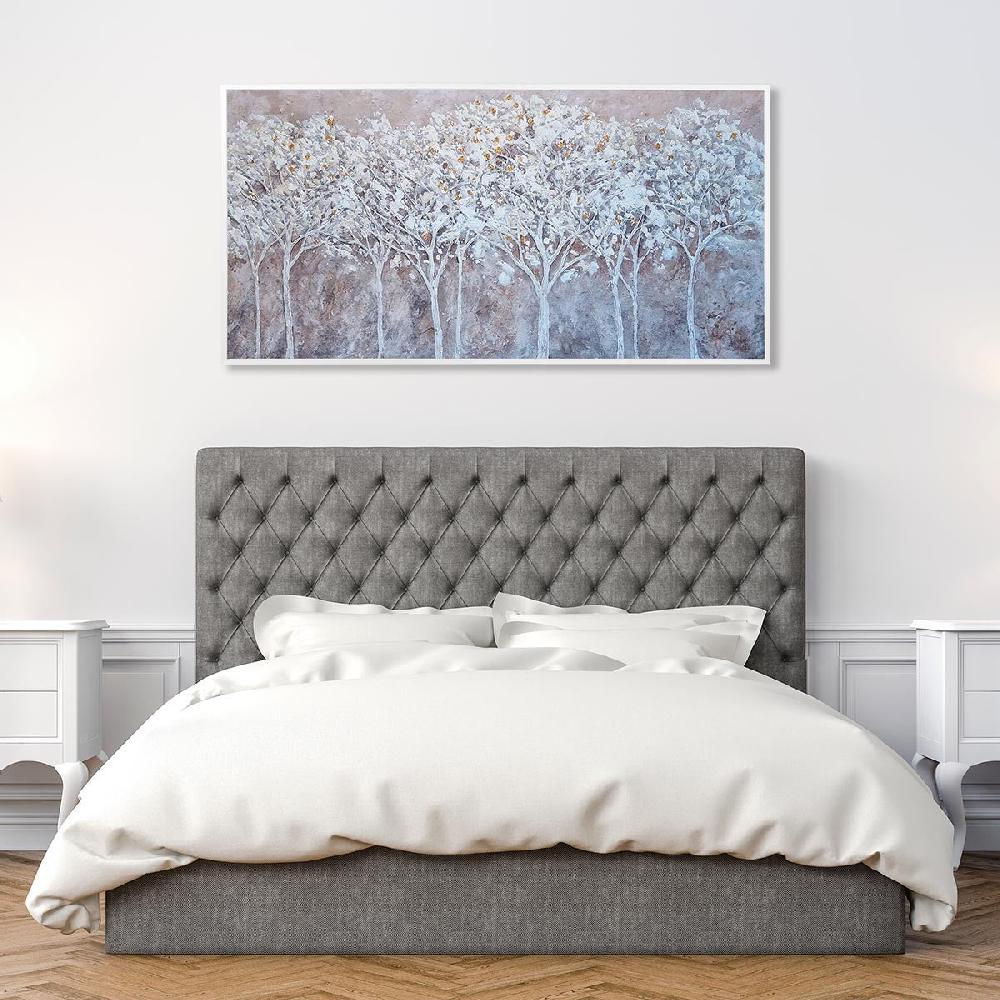 Dekoarte Cuadro pintado a mano bosque Precio ultrabajo