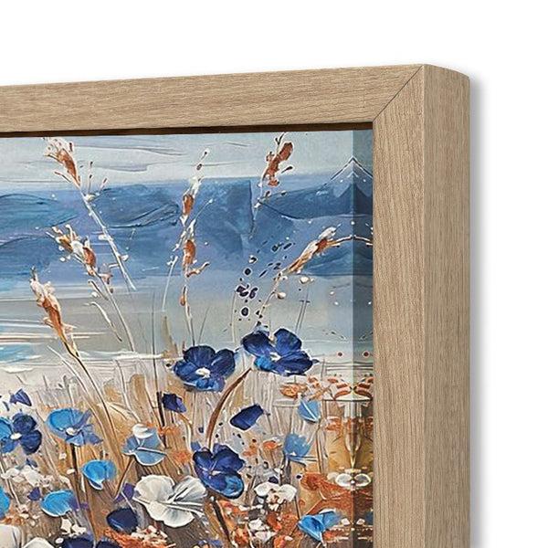 Dekoarte Cuadro pintado a mano mar de flores Outlet online