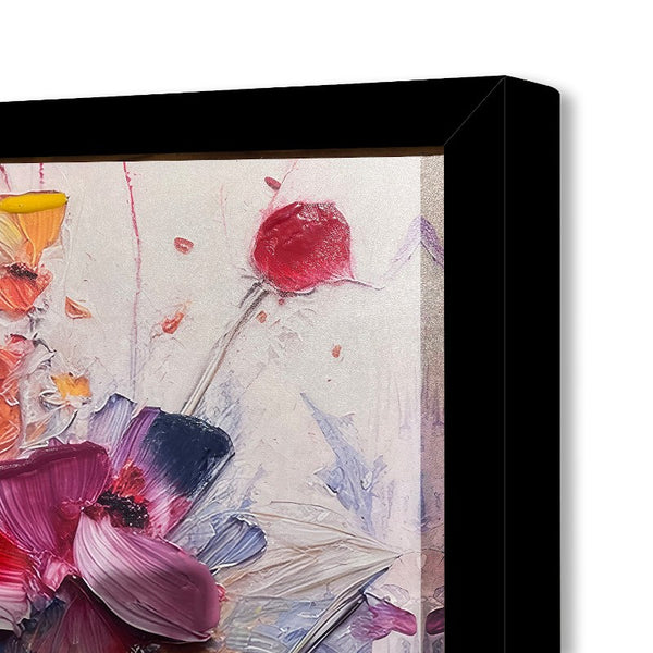 Dekoarte Cuadro pintado a mano explosión floral Ofertas