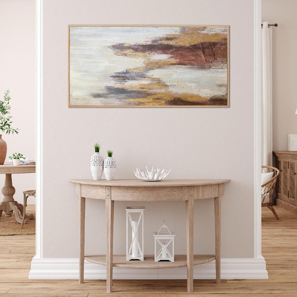 Dekoarte Cuadro pintado a mano niebla Gran oferta