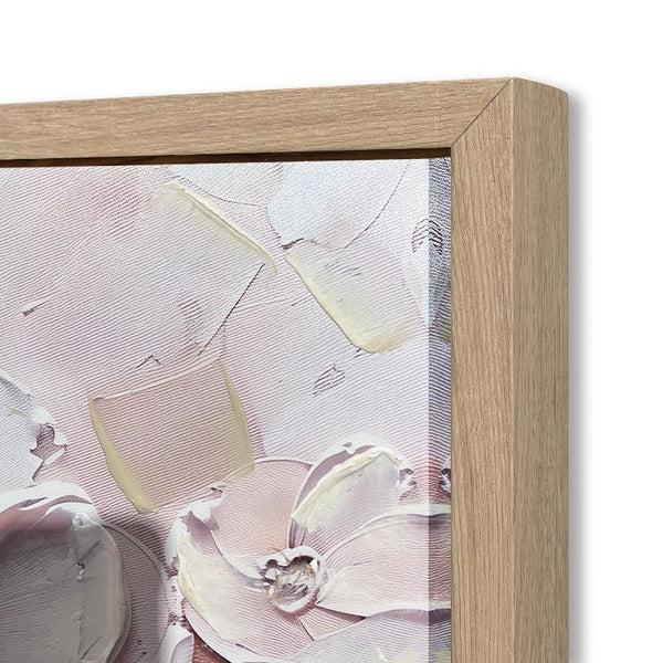 Dekoarte Cuadro pintado a mano textura floral Ventas relámpago