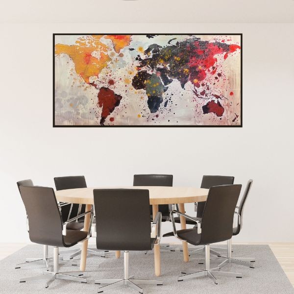 Dekoarte Paul Silver - Cuadro Moderno para Decoración de Salones Tienda