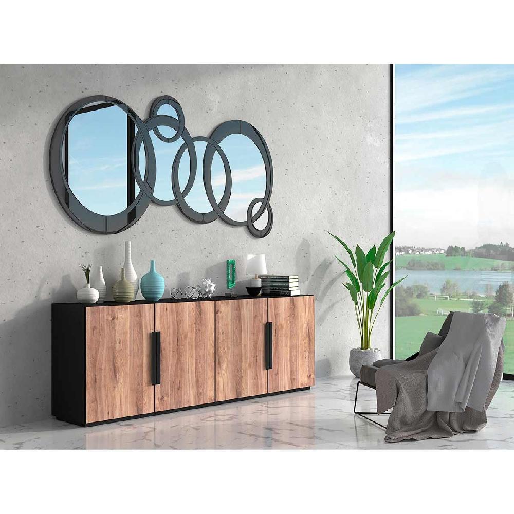 Dekoarte Espejo Decorativo de Pared Circulos Grandes Negros COMPRAR AHORA