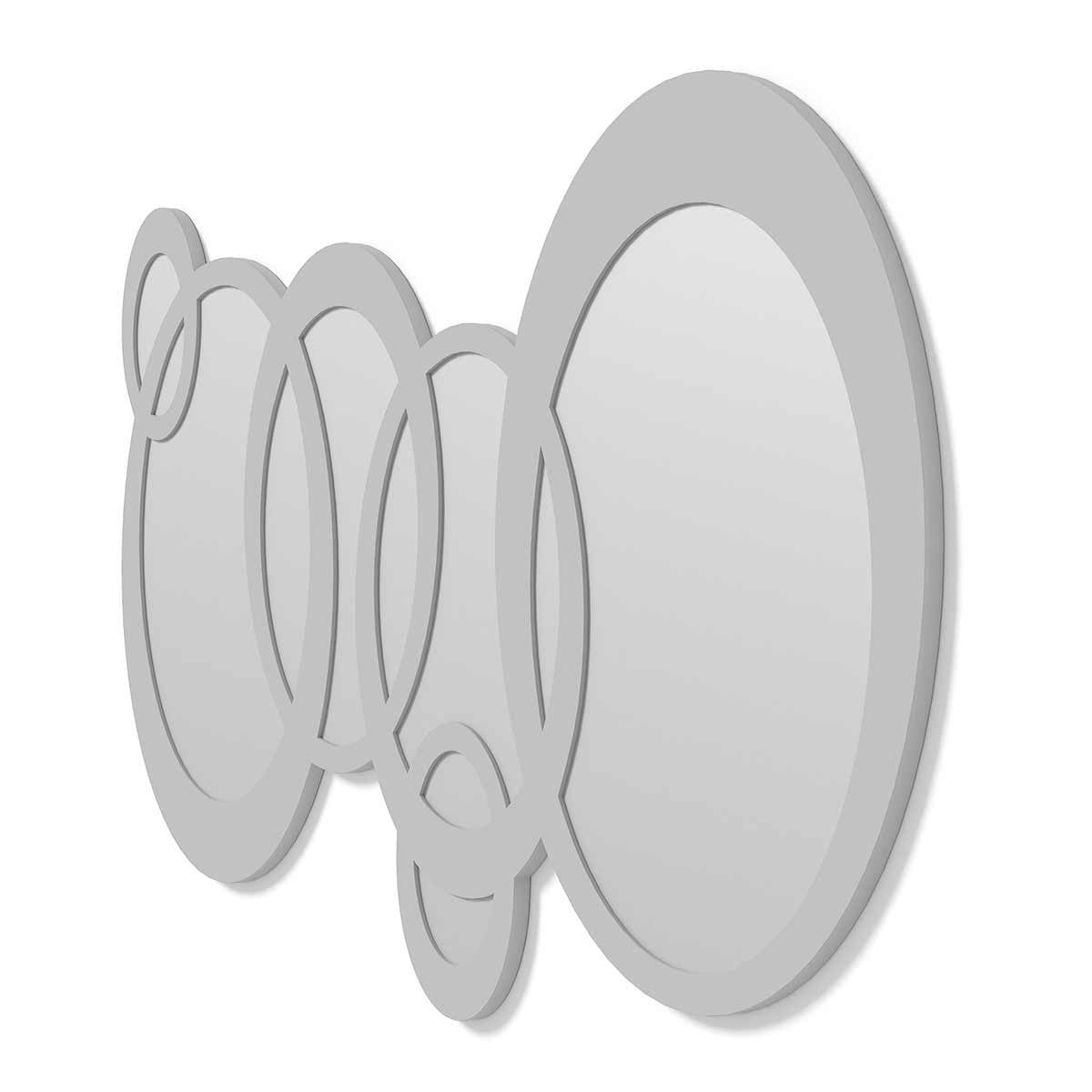 Dekoarte Espejo Decorativo de Pared Circulos Grandes Plateados Últimos 2 días