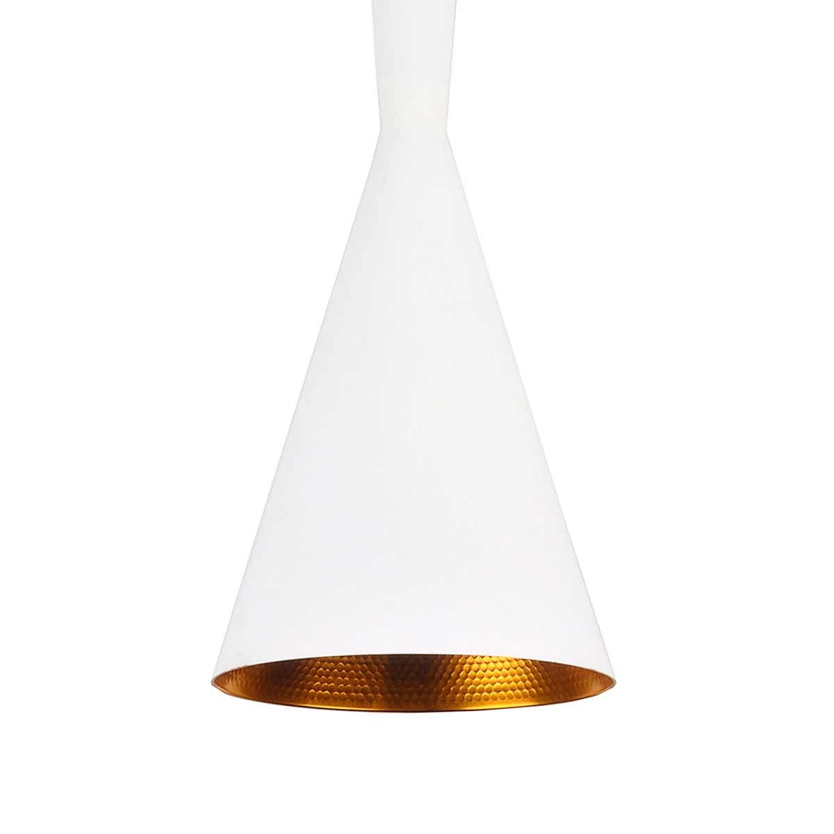 Dekoarte Lámpara de Techo Colgante Estilo Minimalista Blanco y Dorado A+ Última moda