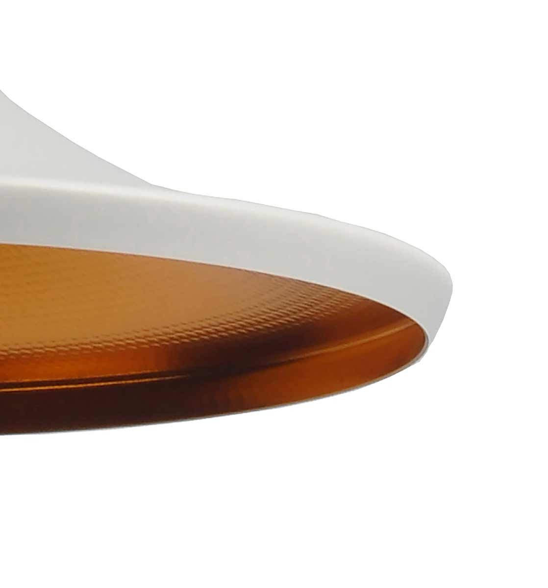 Dekoarte Lámpara Colgante Minimalista Blanco y Dorado - Estilo Campana Descuento por venta flash
