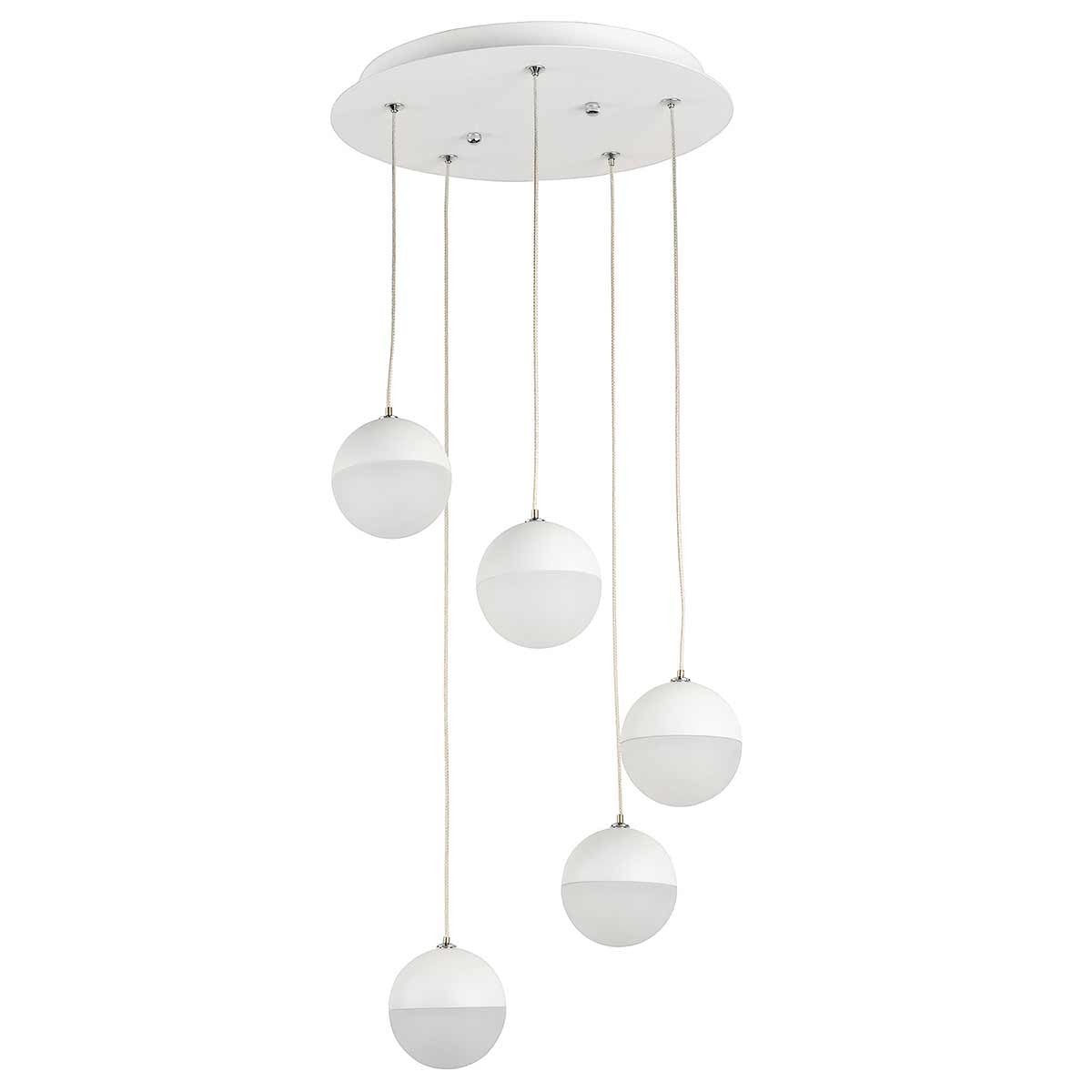 Dekoarte Lámpara Colgante Estilo Caracol Blanca LED 25W