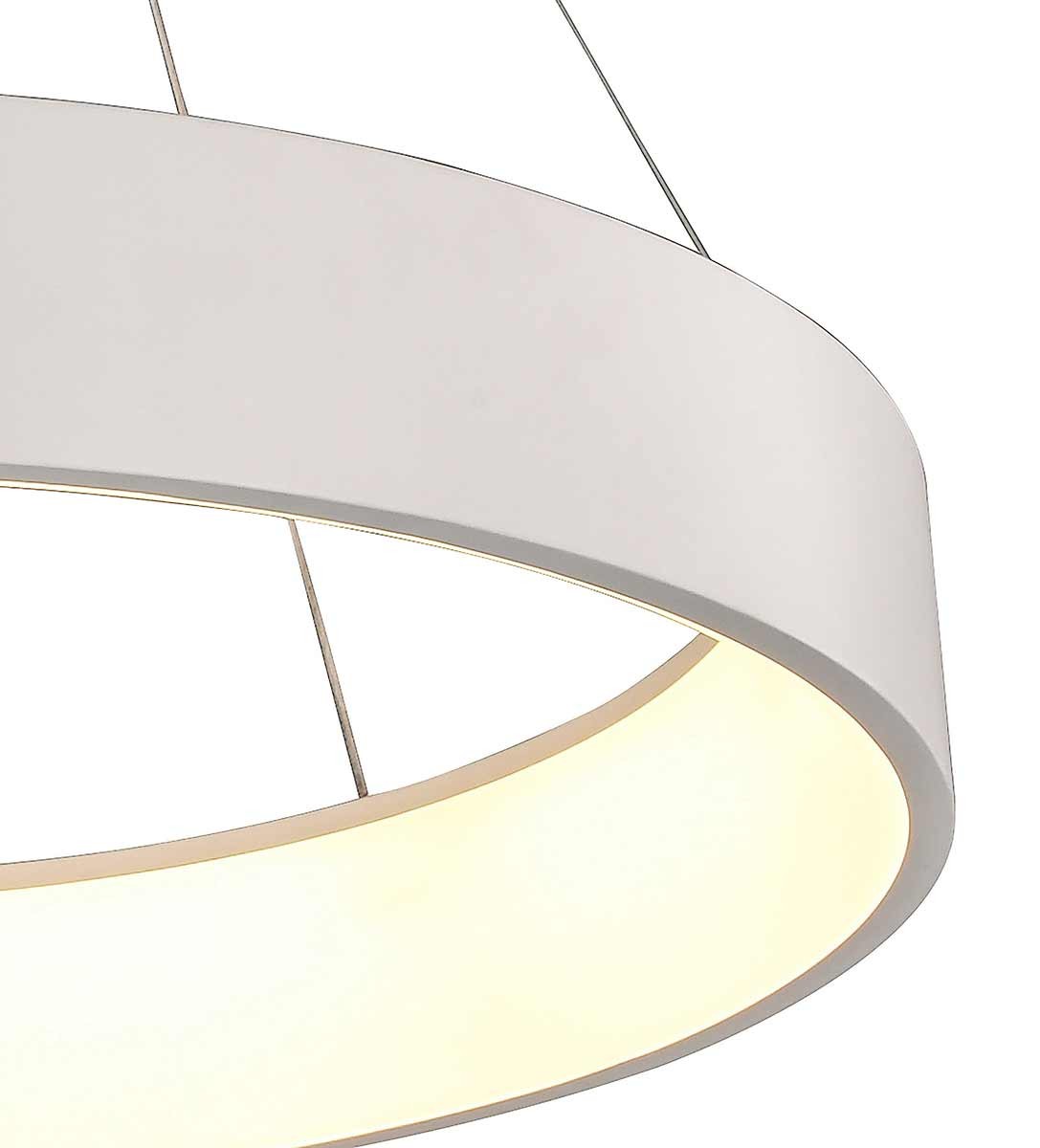 Dekoarte Lámpara de Techo Colgante LED 42W Blanca con Luz Cálida 3000K Mejor oferta