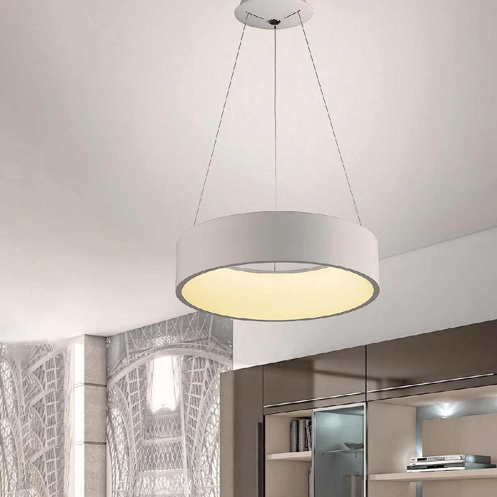 Dekoarte Lámpara Colgante LED Blanca 32W - Diseño Moderno Rebajas top