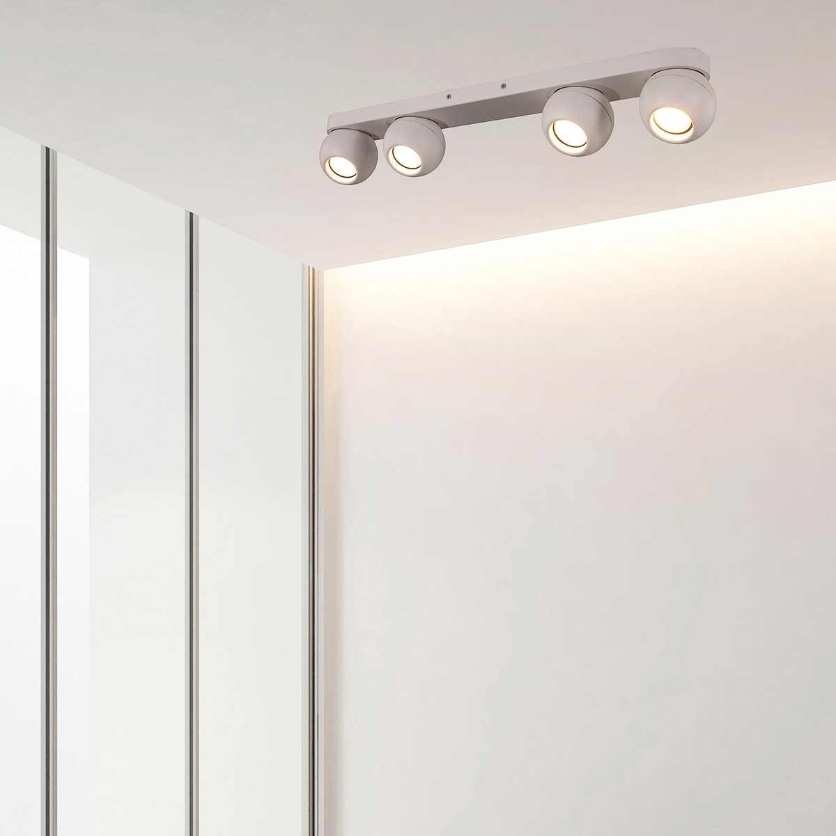Dekoarte Lámpara Estilo Plafón Moderno Color Negro y Plata A+ Promoción por tiempo limitado