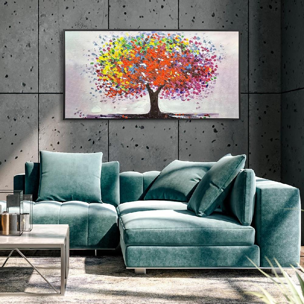 Dekoarte Cuadro pintado a mano árbol de la vida Grandes descuentos
