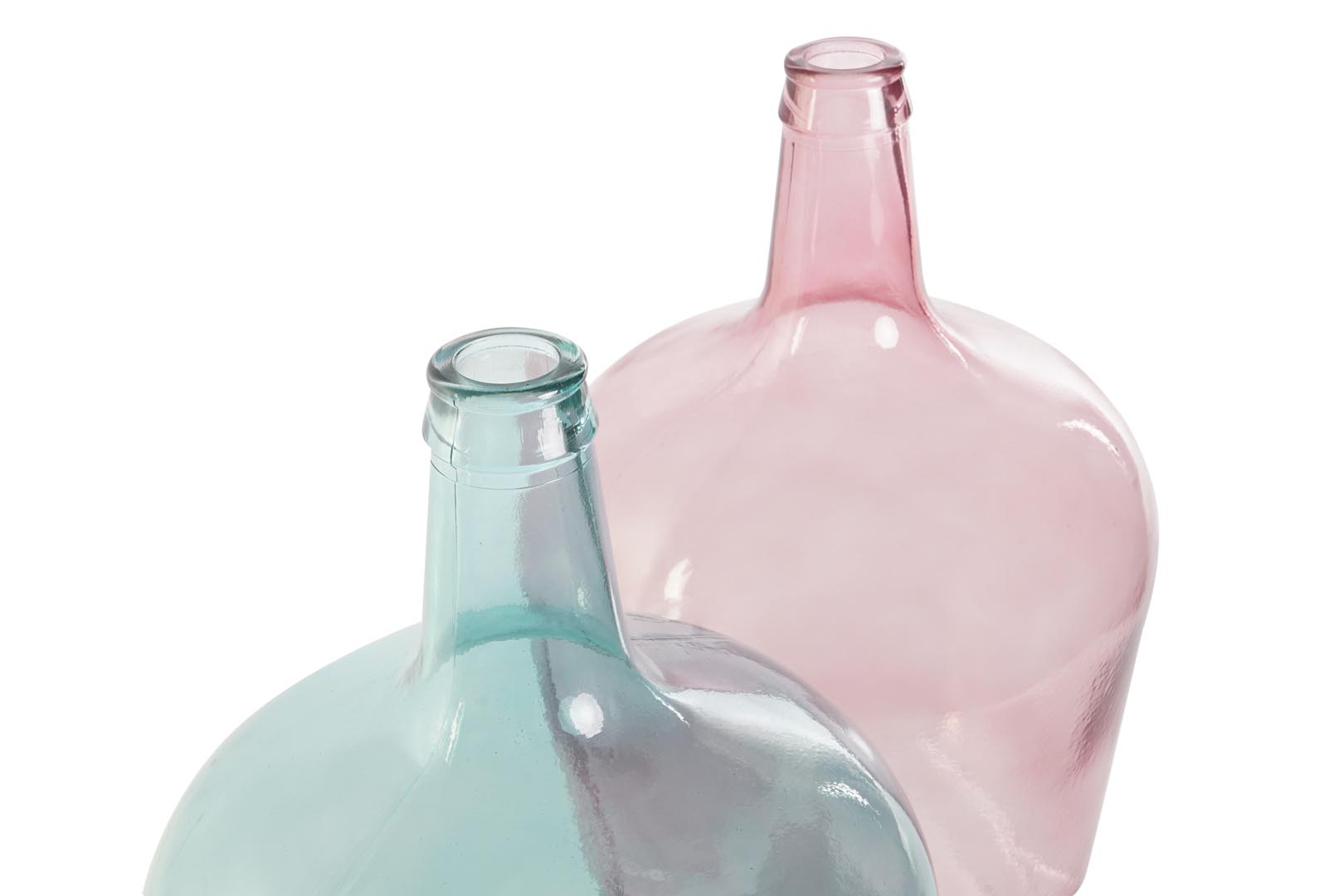 Dekodonia SET DOS JARRÓNES CRISTAL RECICLADO Promoción trimestral