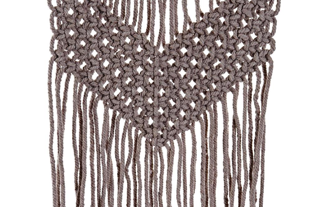 Dekodonia Decoración Colgante Bambú Algodón Macramé Superdescuento