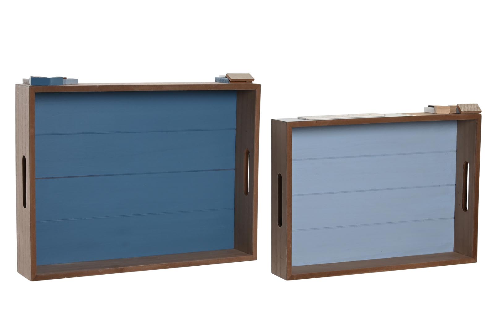 Dekodonia SET DOS BANDEJAS MADERA Precios de Black Friday