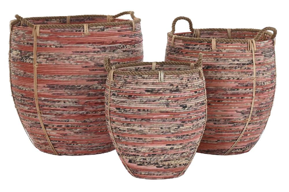 Dekodonia SET TRES RATÁN MELOCOTON Oferta exclusiva